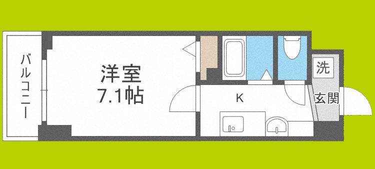 エスリードコート難波ウエスト 間取り