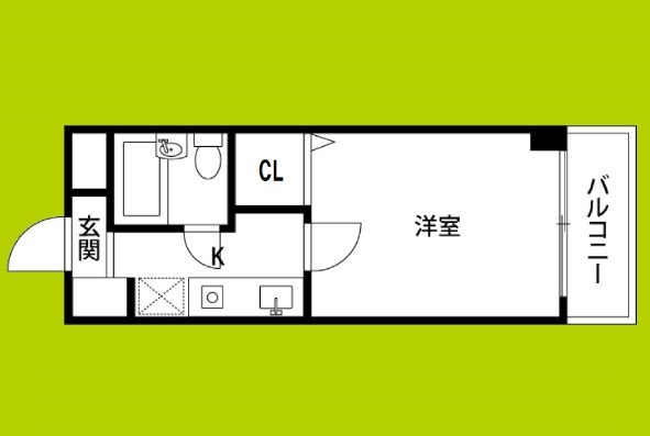 エスリード北梅田 間取り図