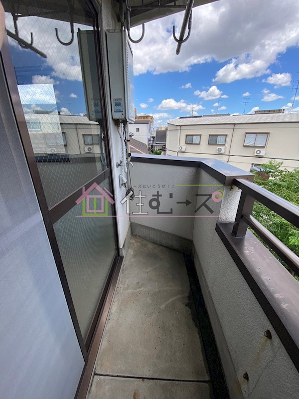 ハイムM＆K徳庵 ベランダ