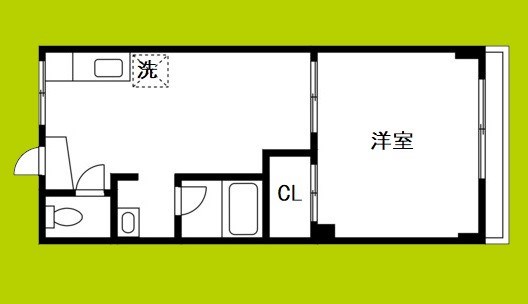 リバーハイツコーチⅡ 間取り