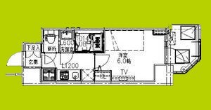 S-RESIDENCE都島Lux 間取り