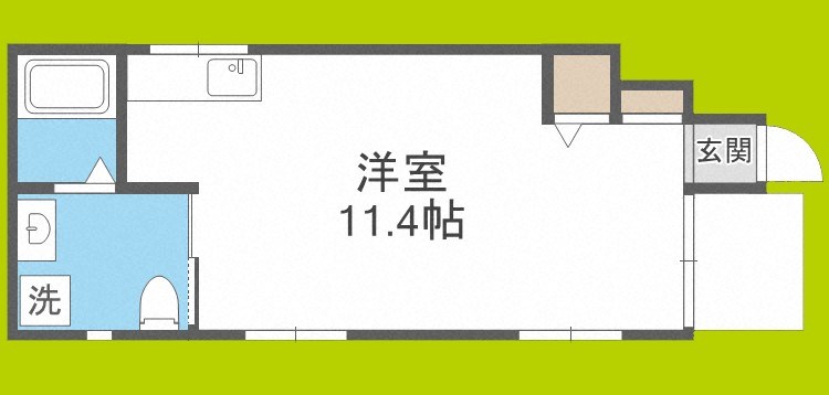 千本中賃貸 間取り