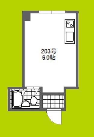 大宝　上本町ロイヤルハイツ 間取り