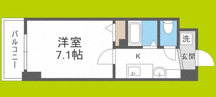 エスリードコート難波ウエスト 間取り