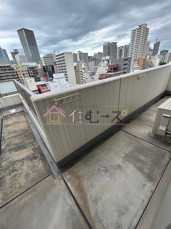 インペリアル靭本町 ベランダ