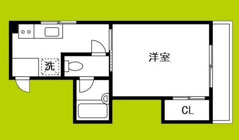 アロハ新大阪 間取り図