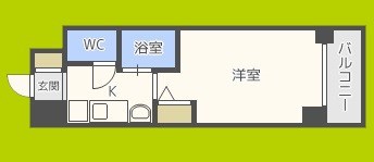 ラナップスクエア同心Ⅱ 間取り