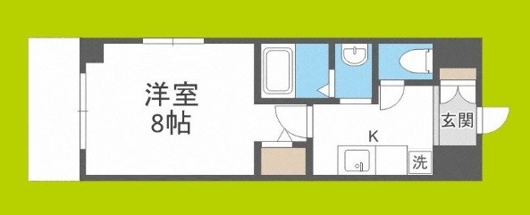 シャトー桜川 間取り
