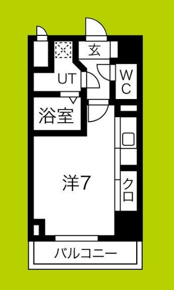 S-RESIDENCE難波Viale 間取り