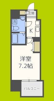 アドバンス大阪ルーチェ 間取り
