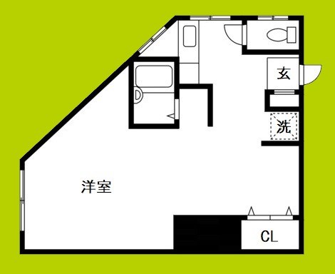 エスタバウ南堀江A棟 間取り