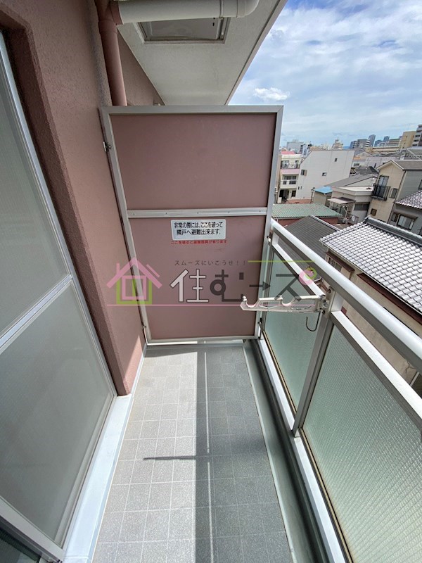 デ・リード塚本 ベランダ