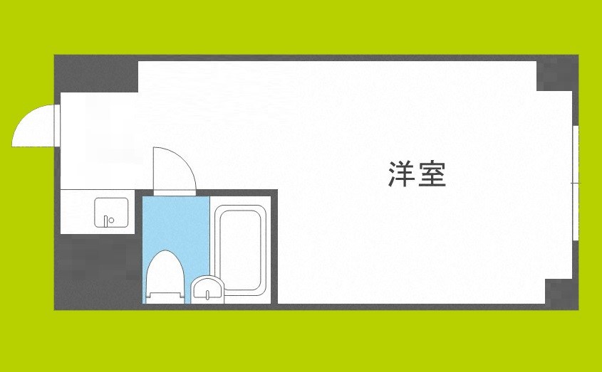 ステュディオ新御堂 間取り