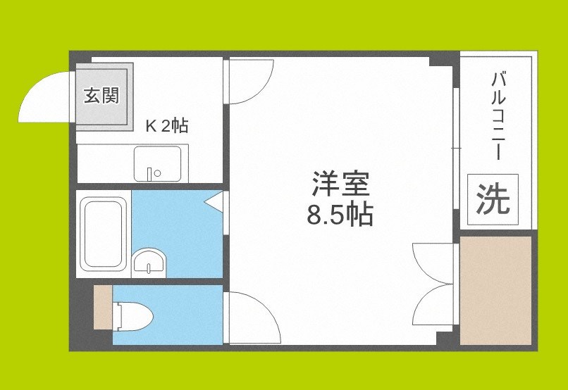 パインハイツ新大阪 間取り