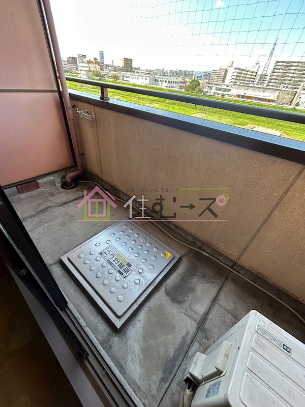 ベルメゾン南江口 ベランダ