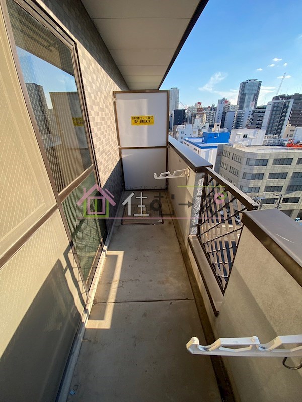 クレセール阿波座 ベランダ