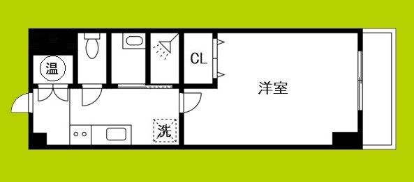 堺筋道頓堀グリーンコーポラス 間取り