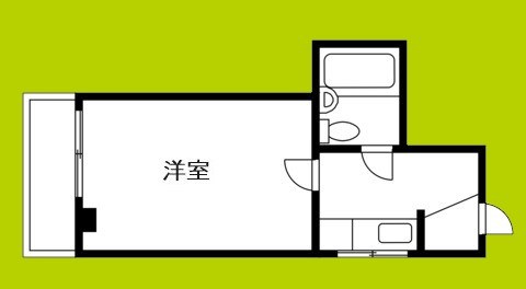 ハイツ材木町 間取り