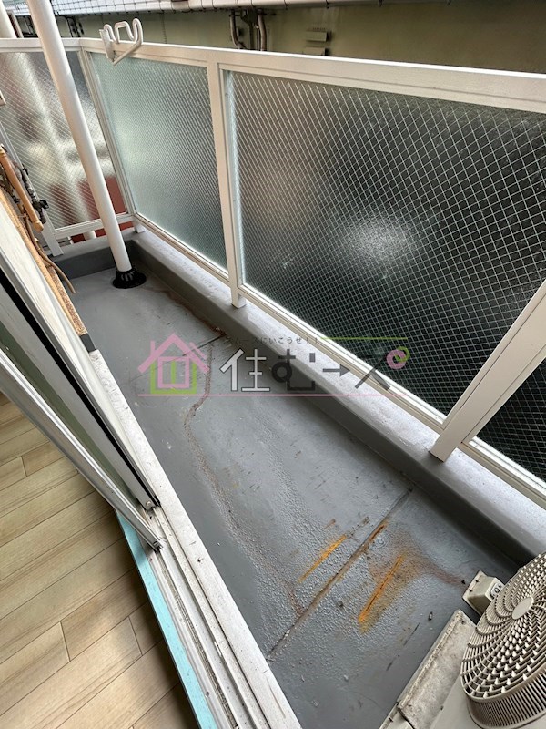 ハイツ材木町 ベランダ