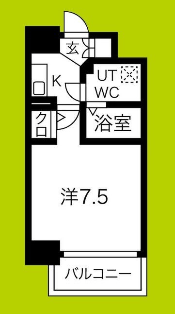 ラシュレエグゼ難波南 間取り
