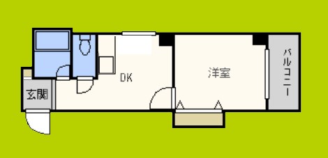タイホウハイツ敷津3番館 間取り