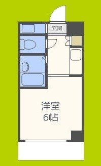 ドミール堺筋本町 間取り
