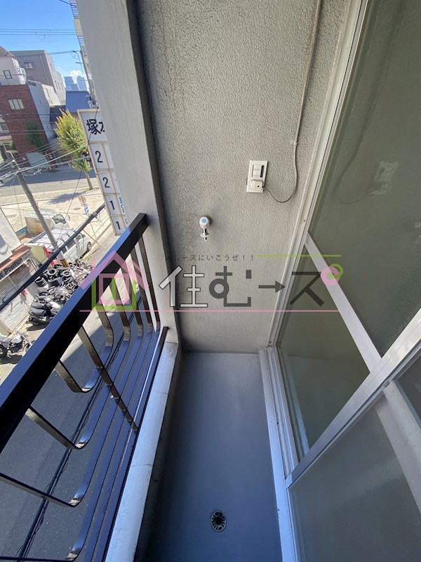 立知塚本ビル ベランダ