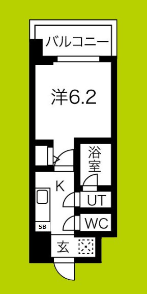 スプランディッド難波 間取り