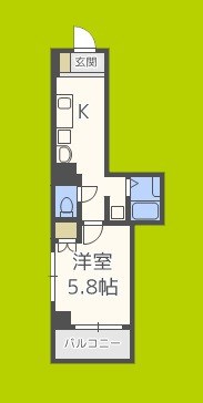 みおつくし東なんば 間取り