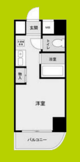 LakiaMaison弁天町 間取り