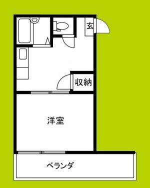 港晴しょみんハイツ 間取り