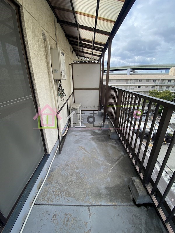 港晴しょみんハイツ ベランダ