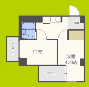クルーム新大阪2番館 間取り
