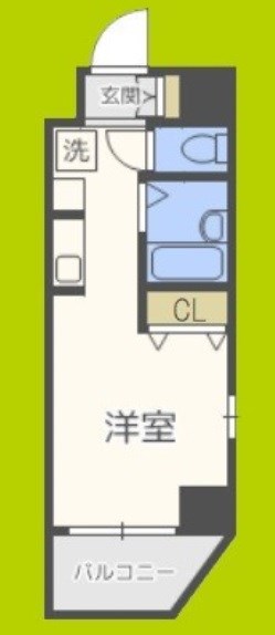 エルミタージュ難波南Ⅴ 間取り