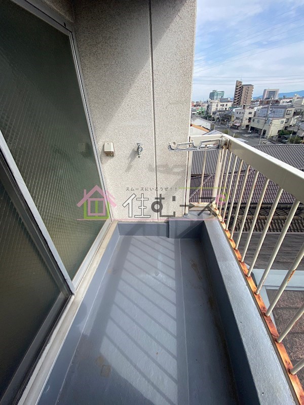 遠里小野ハイツ ベランダ