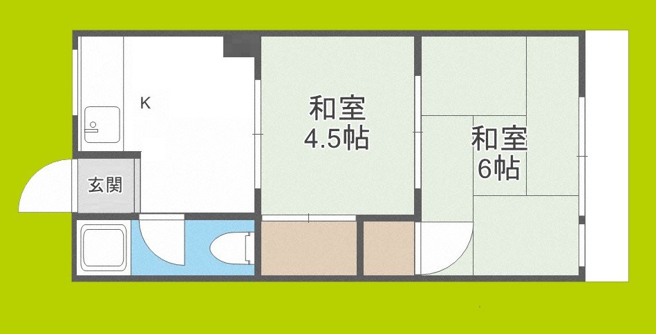 メゾン天下茶屋 間取り