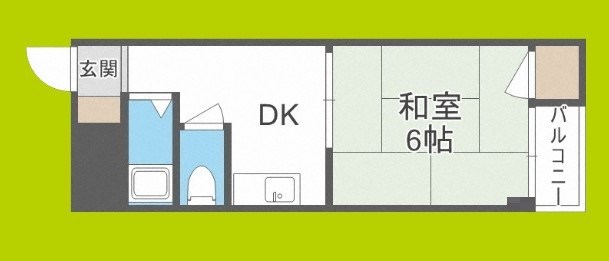 ハイツ長井 間取り