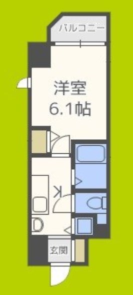 プレサンス堺筋本町フィリア 間取り