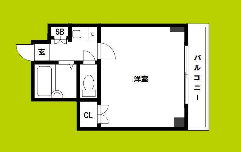 ルミナス難波 間取り