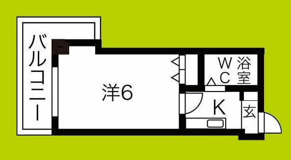 グリーンハイツ粉浜 間取り