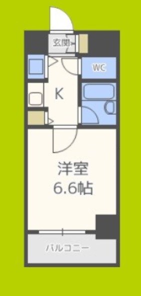 City Life クラウンハイム長堀通 間取り