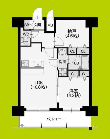 スプランディッドⅦ 間取り図