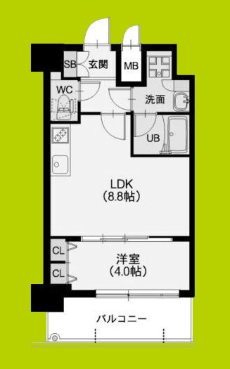 スプランディッドⅦ 間取り図