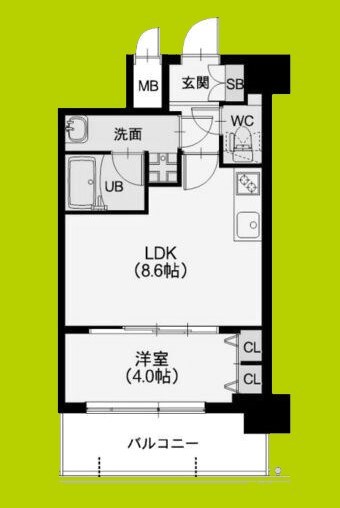 スプランディッドⅦ 間取り図