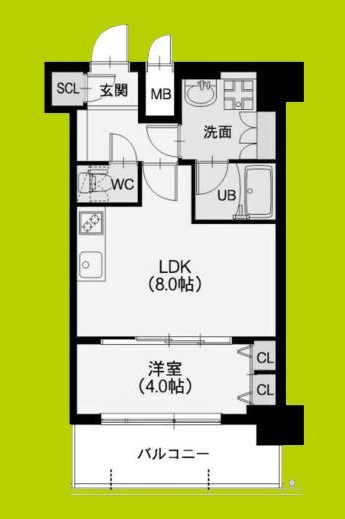 スプランディッドⅦ 間取り図