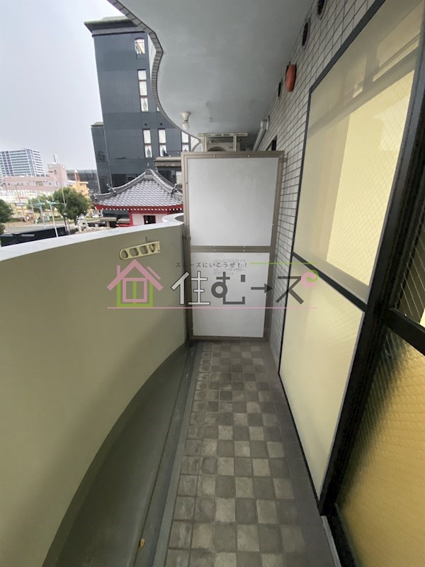 ノルデンハイムリバーサイド天神橋 ベランダ