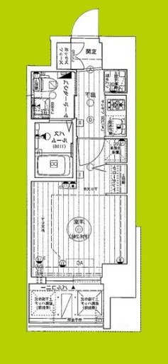 エステムコート難波IVアトリ 間取り