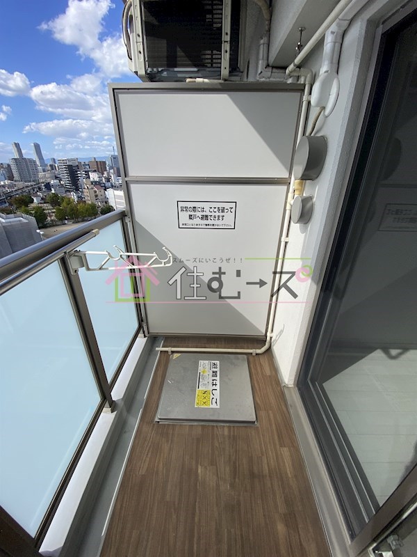 エステムコート難波IVアトリ ベランダ