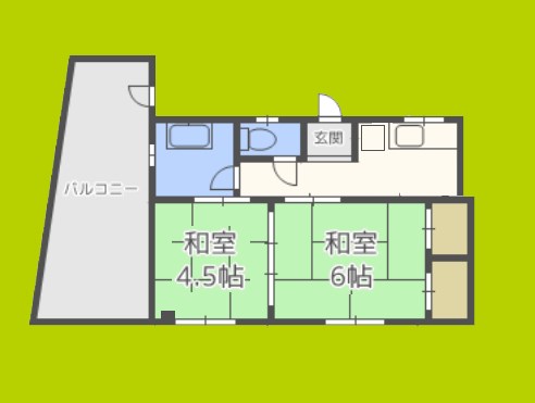 歌島ハイツ 間取り