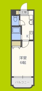 ルミエール南堀江 間取り